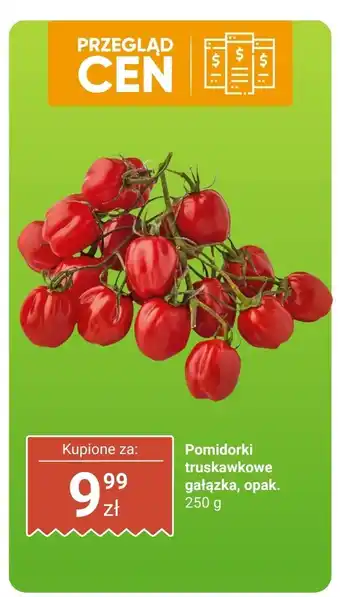 Biedronka Pomidorki truskawkowe gałązka 250 g Biedronka oferta