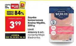 Biedronka Szynka konserwowa Kraina Wędlin oferta