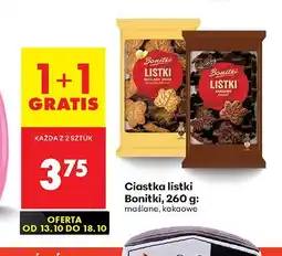 Biedronka Ciastka listki maślane Bonitki oferta