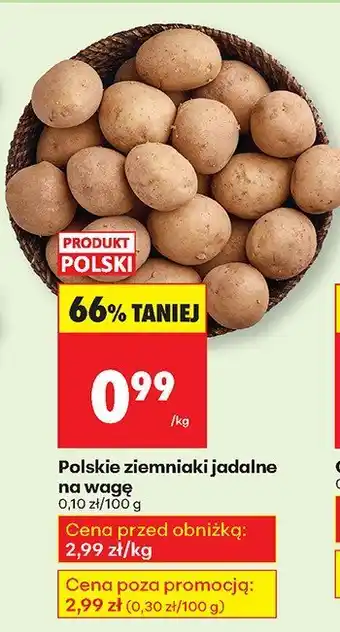 Biedronka Ziemniaki jadalne 1 kg Biedronka oferta