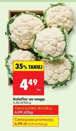 Biedronka Kalafior 1 kg Biedronka oferta