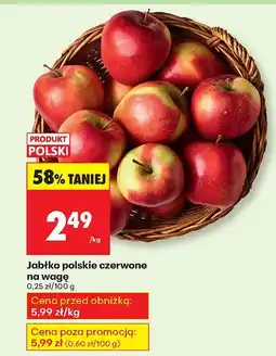 Biedronka Jabłko czerwone 1 kg Biedronka oferta