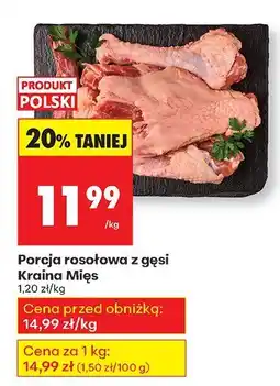 Biedronka Porcja rosołowa z gęsi Kraina Mięs oferta