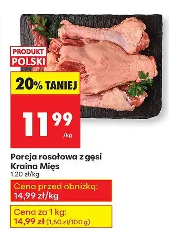 Biedronka Porcja rosołowa z gęsi Kraina Mięs oferta