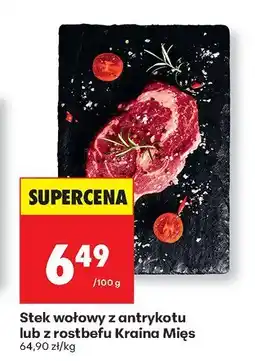 Biedronka Stek wołowy z antrykotu Kraina Mięs oferta