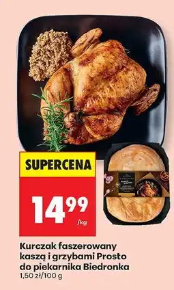 Biedronka Kurczak faszerowany kaszą i grzybami Prosto do piekarnika Biedronka oferta