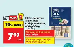 Biedronka Filety śledziowe a'la Matjas w oleju Marinero oferta