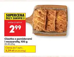 Biedronka Ciastko z pomidorami i mozzarellą Biedronka oferta