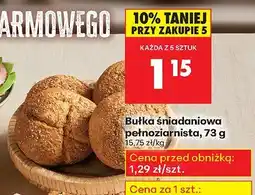 Biedronka Bułka śniadaniowa pełnoziarnista Biedronka oferta