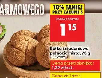 Biedronka Bułka śniadaniowa pełnoziarnista Biedronka oferta