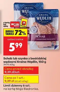 Biedronka Schab z beskidzkiej wędzarni Kraina Wędlin oferta