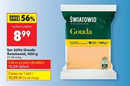 Biedronka Ser żółty Gouda Światowid oferta