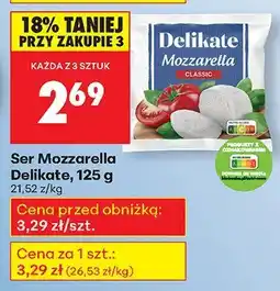 Biedronka Ser Mozzarella Delikate oferta