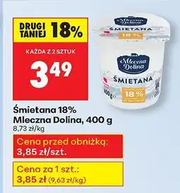 Biedronka Śmietana 18% Mleczna Dolina oferta