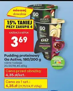 Biedronka Pudding proteinowy różne rodzaje Go Active oferta