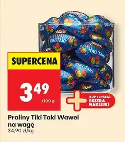 Biedronka Praliny Tiki Taki na wagę Wawel oferta