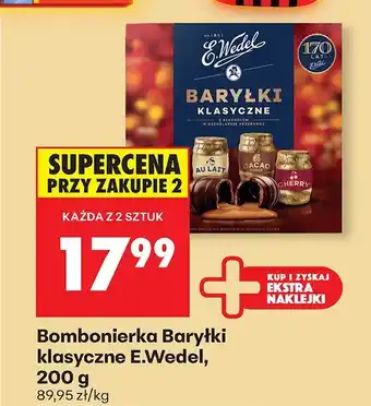 Biedronka Bombonierka Baryłki klasyczne E.Wedel oferta