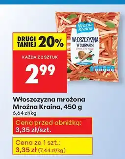 Biedronka Włoszczyzna mrożona Mroźna Kraina oferta