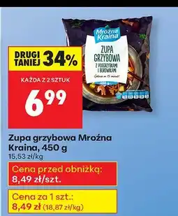 Biedronka Zupa grzybowa Mroźna Kraina oferta