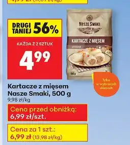 Biedronka Kartacze z mięsem Nasze Smaki oferta