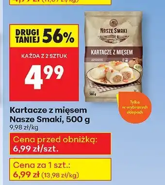 Biedronka Kartacze z mięsem Nasze Smaki oferta