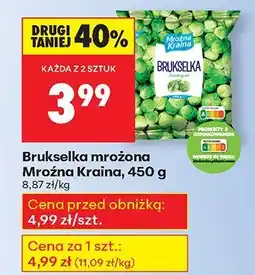 Biedronka Brukselka mrożona Mroźna Kraina oferta