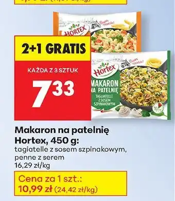 Biedronka Makaron na patelnię tagliatelle z sosem szpinakowym Hortex oferta