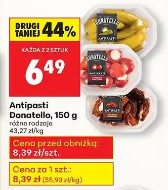 Biedronka Antipasti różne rodzaje Donatello oferta