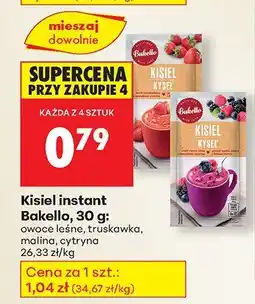 Biedronka Kisiel instant owoce leśne Bakello oferta
