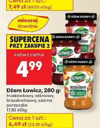 Biedronka Dżem truskawkowy Łowicz oferta