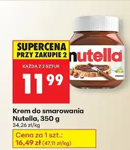 Biedronka Krem do smarowania Nutella oferta