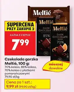 Biedronka Czekolada gorzka 70% kakao Meltie oferta
