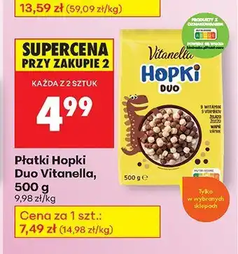 Biedronka Płatki Hopki Duo Vitanella oferta