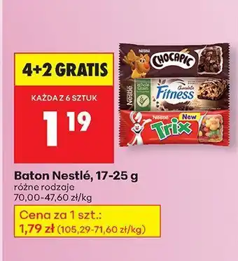 Biedronka Baton różne rodzaje Nestlé oferta