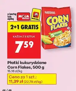 Biedronka Płatki kukurydziane Corn Flakes Nestlé oferta