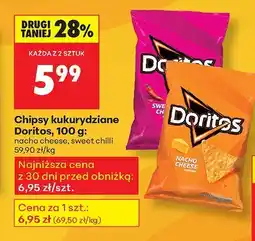 Biedronka Chipsy kukurydziane nacho cheese Doritos oferta