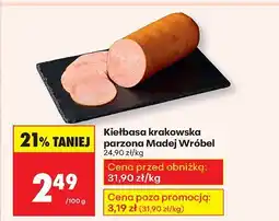Biedronka Kiełbasa krakowska parzona Madej Wróbel oferta