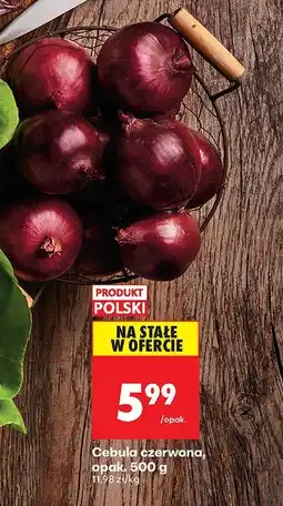 Biedronka Cebula czerwona 500 g Biedronka oferta