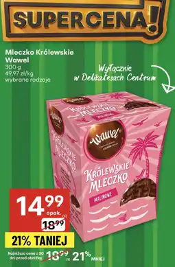 Delikatesy Centrum Cukierki Mleczko Królewskie Wawel malinowe oferta