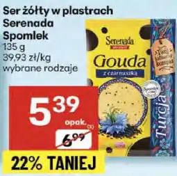 Delikatesy Centrum Ser żółty w plastrach Serenada Spomlek Gouda oferta