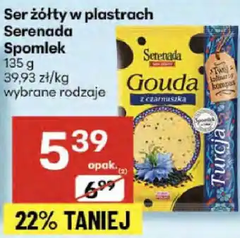 Delikatesy Centrum Ser żółty w plastrach Serenada Spomlek Gouda oferta