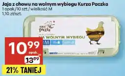 Delikatesy Centrum Jajka z chowu na wolnym wybiegu Kurza Paczka oferta