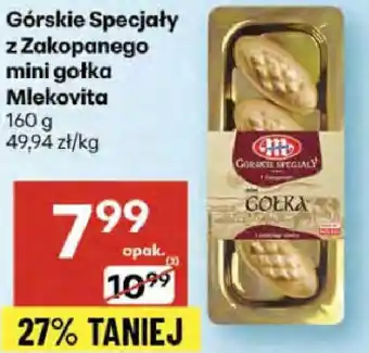 Delikatesy Centrum Ser Górskie Specjały z Zakopanego mini gołka Mlekovita oferta