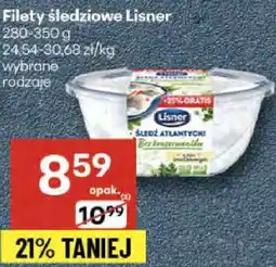 Delikatesy Centrum Filety śledziowe Lisner oferta