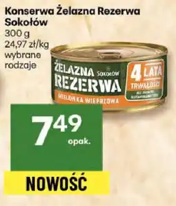 Delikatesy Centrum Konserwa Żelazna Rezerwa Sokołów oferta
