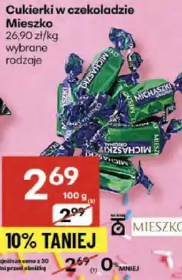 Delikatesy Centrum Cukierki w czekoladzie Mieszko oferta