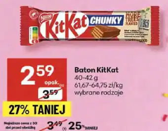 Delikatesy Centrum Baton KitKat oferta