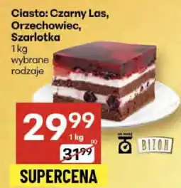 Delikatesy Centrum Ciasto Czarny Las, Orzechowiec, Szarlotka Biłak oferta