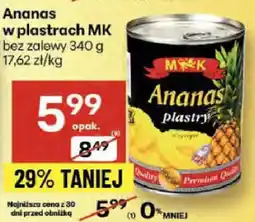 Delikatesy Centrum Ananas w plastrach MK bez zalewy oferta