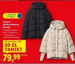 Lidl Esmara Kurtka pikowana damska oferta